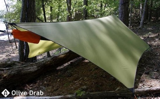 Outdoor Tarp - waterdicht - kamperen - zonnescherm met opbergtas van Merkloos