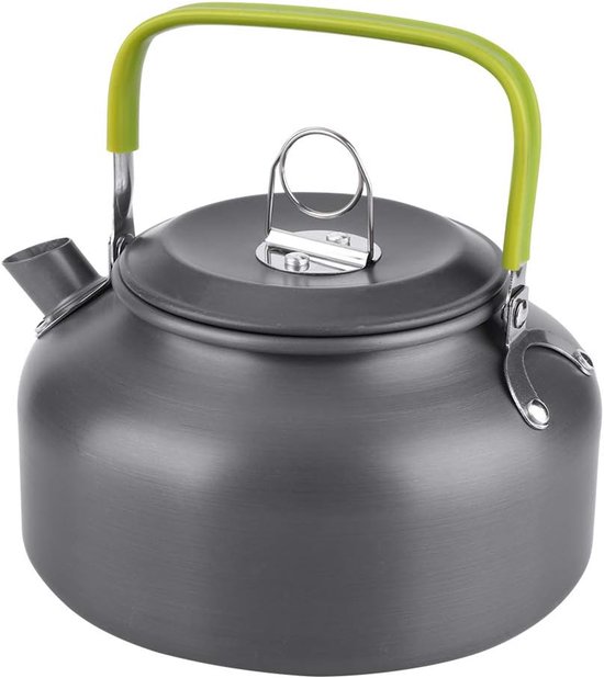 Outdoor Theepot - Camping Waterkoker - Wandelen Picknick BBQ - Krasbestendig Corrosiebestendig - 800 ML - Zilver