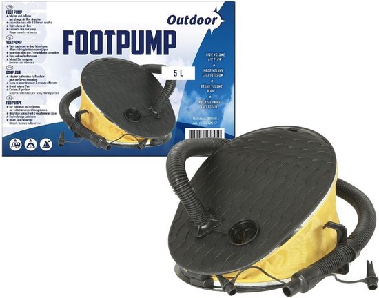 OUTDOOR VOETPOMP 5L van Merkloos