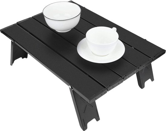 Outdoor Vrijetijdstafel Draagbare Aluminium Barbecue Tent Theetafel Ultralicht Bureau met Campingtafel voor Salontafel Zwart Picknicktafels camping table van OutDoor