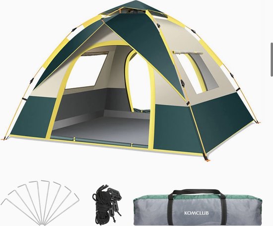 Outdoor Waterdichte Kampeertent Zonwerende Pop-Up 3 tot 4 Personen PEAM van OutDoor