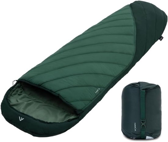 Outdoor Zomer Slaapzak Buddy 8 - 3 Seizoenen, Compact & Licht, Geschikt voor Volwassenen & Jongeren (tot 200 cm) - Ideaal voor Temperaturen tussen 8-25 °C