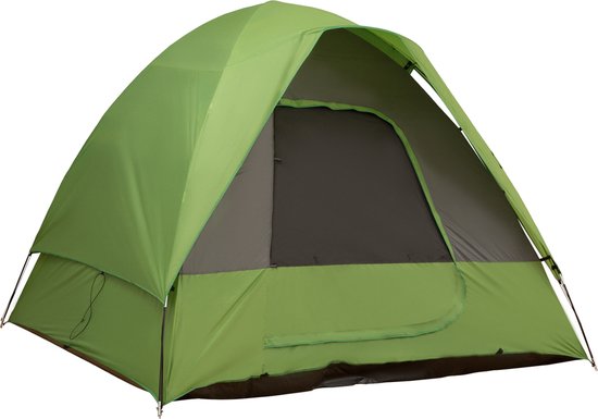 Outsunny - Autotent - voor 4-5 personen - Polyester - Groen