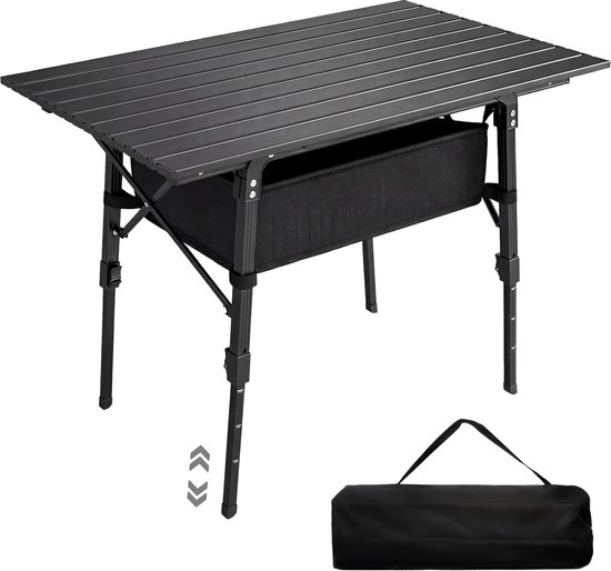 Outsunny Campingtisch Aluminiumlegierung Schwarz