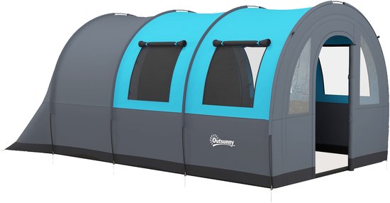 Outsunny-Campingzelt-Polyester, PE-460L x 260B x 200H cm-Grau