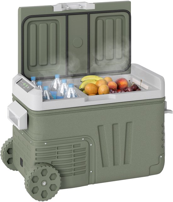 Outsunny-Kühlbox-Kunststoff-Grün van Merkloos