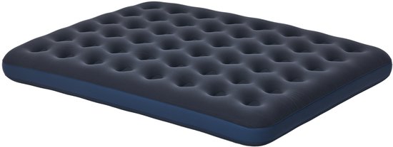Outsunny luchtmatras - gevlokt plastic - 203x152x22cm - blauw