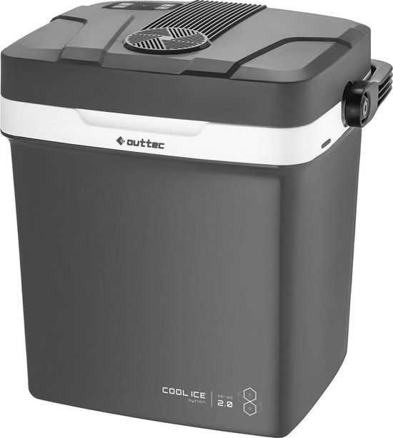 Outtec® Campingkoelkast, Minikoelkast - 27L inhoud - Kleine Drankenkoelkast, Minibar, Draagbare Koelbox voor Kamperen, Kantoor, Tuin, Picknick, Outdoor van Outtec