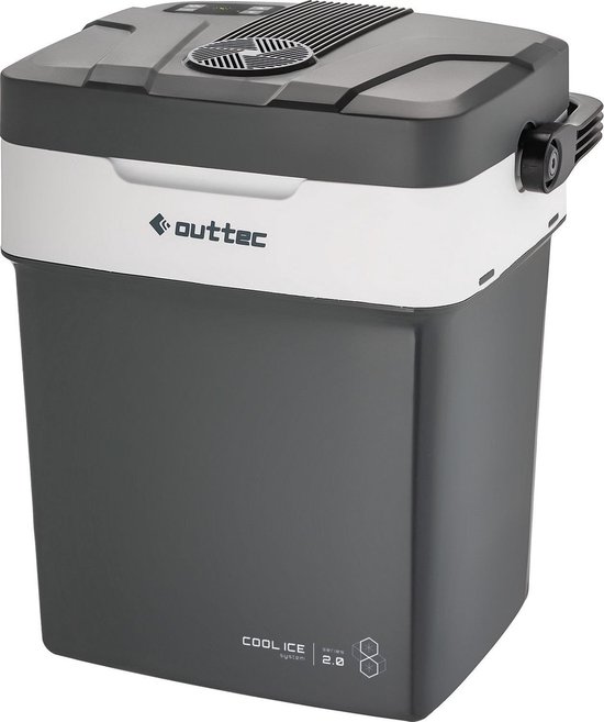 Outtec® Campingkoelkast, Minikoelkast - 32L inhoud - Kleine Drankenkoelkast, Minibar, Draagbare Koelbox voor Kamperen, Kantoor, Tuin, Picknick, Outdoor van Outtec