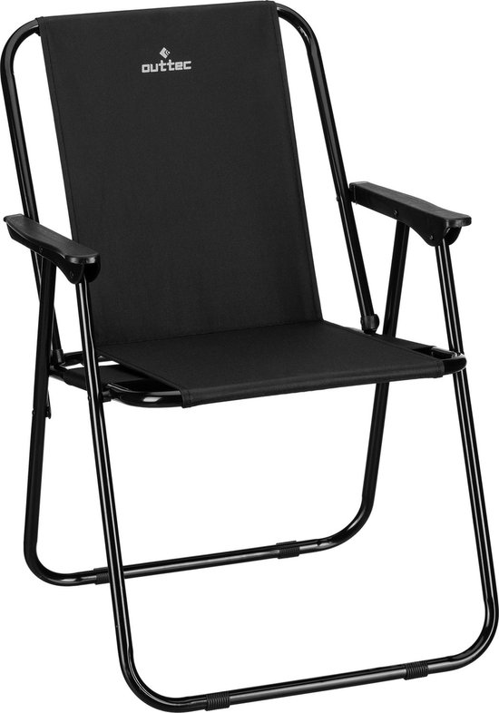 Outtec® Campingstoel - Strandstoel - tot 120kg - Visstoel, Vouwstoel, Tuinstoel, Lichte Campingstoel, Strandstoel van Merkloos