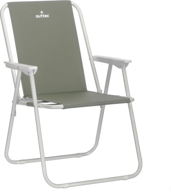 Outtec® Campingstoel - tot 100 kg - Visstoel, Vouwstoel, Tuinstoel, Lichtgewicht Campingstoel, Strandstoel voor Tuin, Balkon, Strand van Merkloos