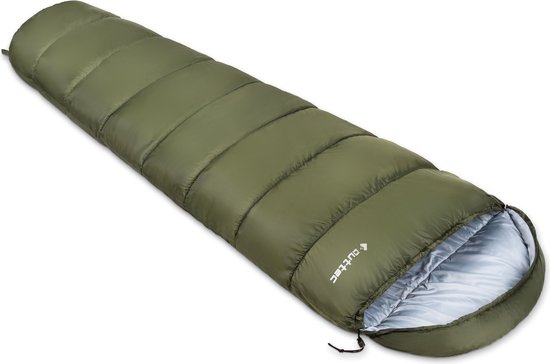 Outtec® Slapzak, Mummy Slaapzak, Mummieslaapzak - 210 cm lang, 1,35kg, Klein Pakformaat - Deken Slaapzak voor Kinderen & Volwassenen - Outdoor, Camping van Outtec