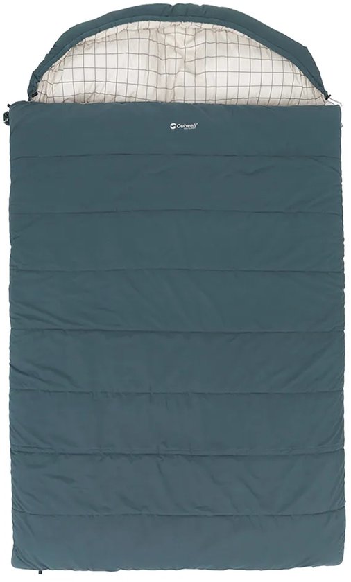 Outwell Camper Lux Double Slaapzak Grijs Long / Double Zipper
