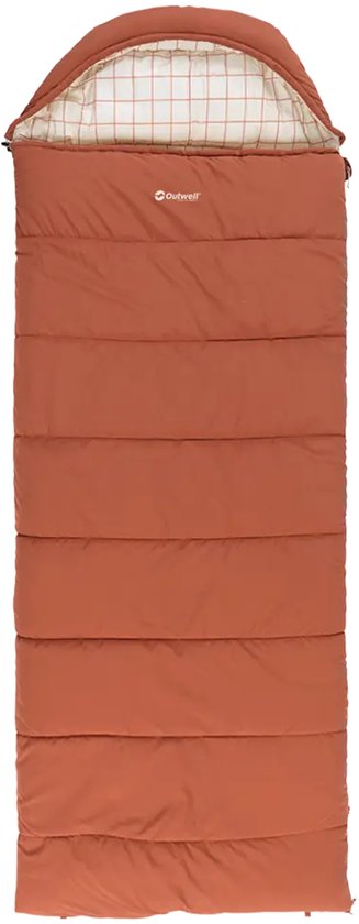 Outwell Camper Lux Slaapzak Oranje Long / Left Zipper