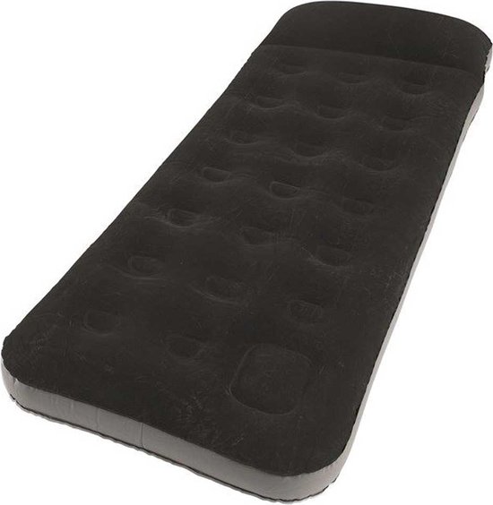 Outwell Classic Luchtmatras met Kussen en Pomp Enkel 185 x 75 cm Zwart van Merkloos