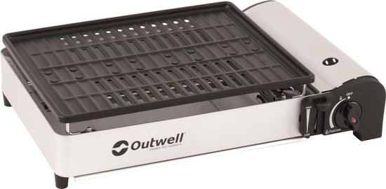 Outwell Crest Gas Grill Campingkooktoestel - White/black van Outwell