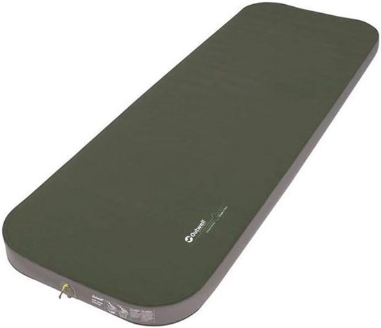 Outwell Dreamhaven Single opblaasbare matras, effen, 7,5 cm van Merkloos