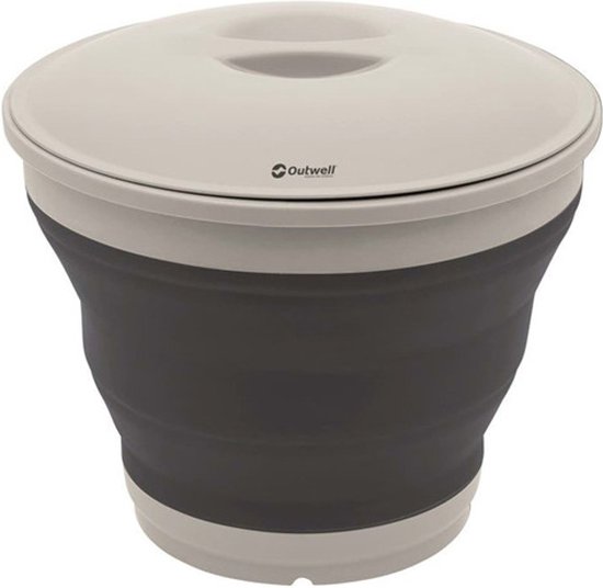 Outwell - Emmer - met - deksel - inklapbaar - 7,5 - L - donkermarineblauw van Outwell