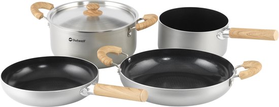 Outwell Feast Ceramic Set XL Campingpan Set 3 Pannen Keramisch