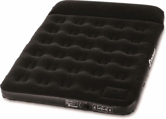 Outwell Flock Classic Luchtbed - 2-Persoons - kussen - 195x133x28 cm van Merkloos
