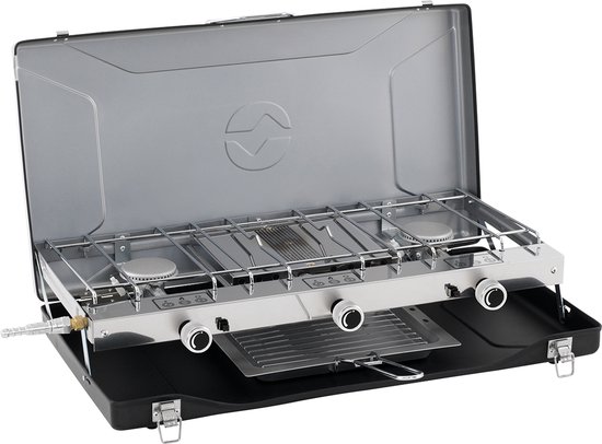 Outwell Kirishima Trio Stove Campingkooktoestel 3 x 1200 W Grill van Merkloos