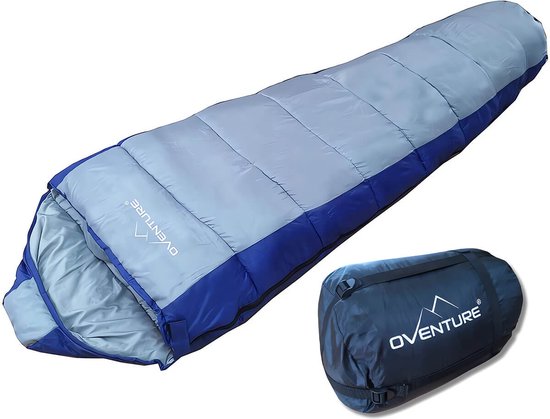Oventure Polaris slaapzak - mummiemodel - 230 x 80 / 60 cm, incl. compressietas van Oventure