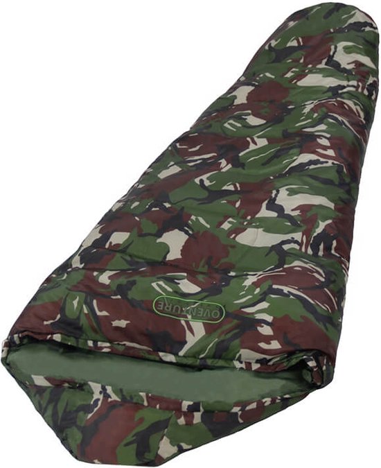 Oventure Sviland Junior slaapzak - camo - mummiemodel - 155 x 70 cm - Junior van Oventure