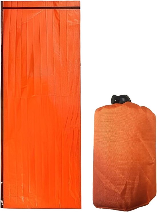 Overlevingsslaapzak - Nooddeken - Buitenavontuur - Warmte reflecterend - Compact formaat - Camouflage