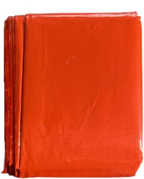 Overlevingsslaapzak - Noodzak - Buitenavonturen - Verbeterde zichtbaarheid - 210 cm - Oranje