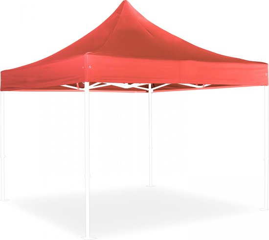 Oviala - Dak voor vouwtent 3x3 m rood van Oviala
