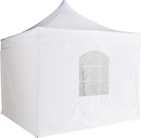 Oviala - Raamwand voor vouwtent pro+ 50mm in 4m wit van Merkloos