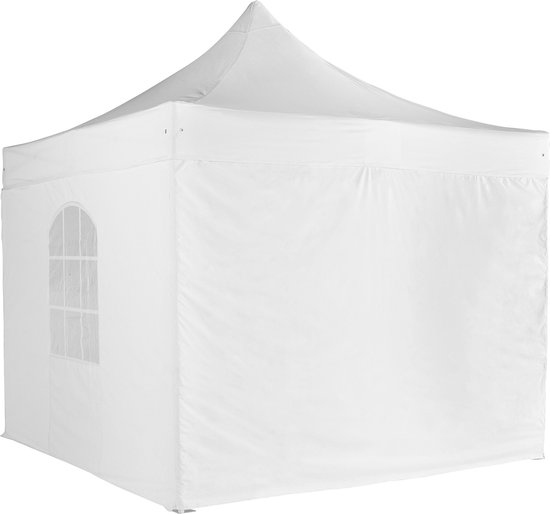 Oviala - Volle muur voor professionele opvouwbare tent 50mm 3m wit van Oviala