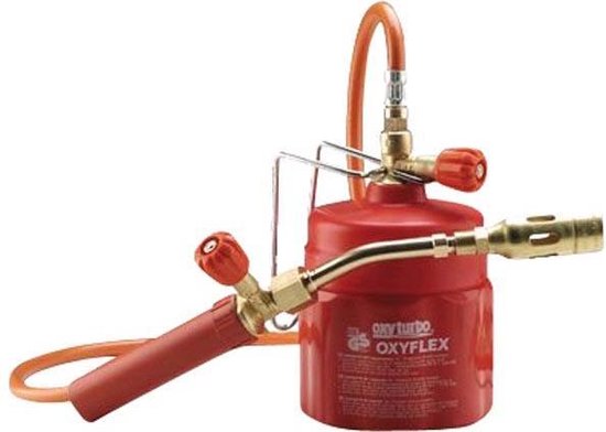 Oxyturbo Gasbrander Oxyflex 19,5 X 19 Cm Staal Rood/goud van Oxyturbo