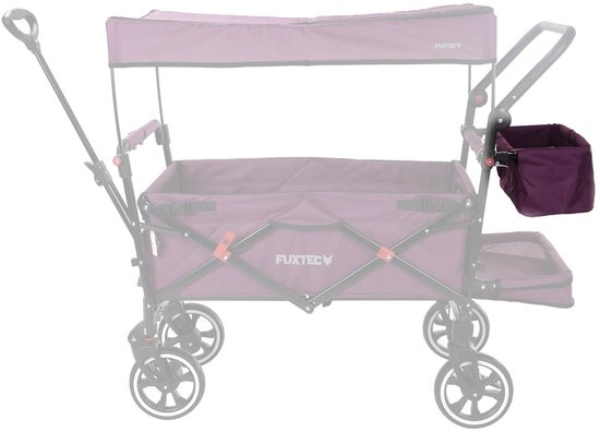 Paarse achtertas - FUXTEC - premium cruiser trolley