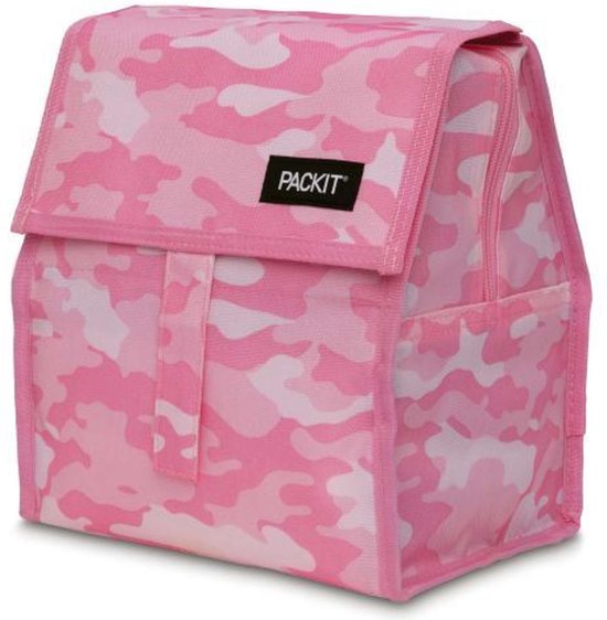 Pack It - Koeltas Lunch Pink Camo - Polyester - Roze van Pack It