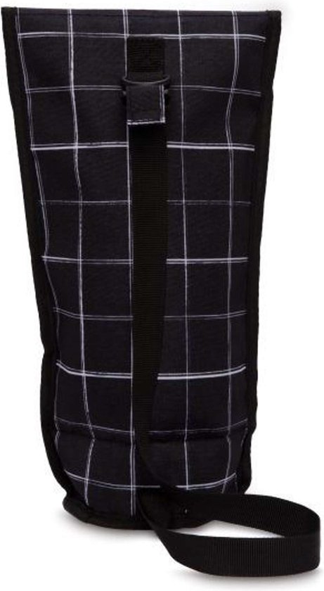 Pack It - Koeltas Napa Wijn Grid - Polyester - Zwart van Merkloos