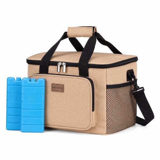 Packaway 4 Laags Geïsoleerde Koeltas - Lunchtas 15 liter - Beige van Packaway