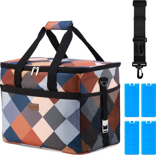 Packaway 4 Laags Geïsoleerde Koeltas - Lunchtas 30 liter - Block van Packaway