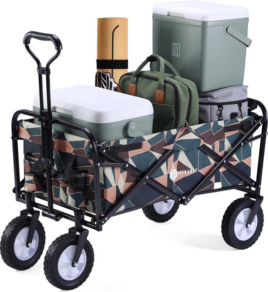 Packaway Opvouwbare Bolderkar van Wasbaar Polyester tot 70KG – 98 x 53 cm – ABSTRACT COLORS van Packaway
