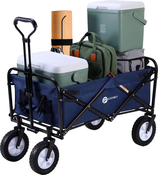 Packaway Opvouwbare Bolderkar van Wasbaar Polyester tot 70KG – 98 x 53 cm – DONKERBLAUW van Packaway