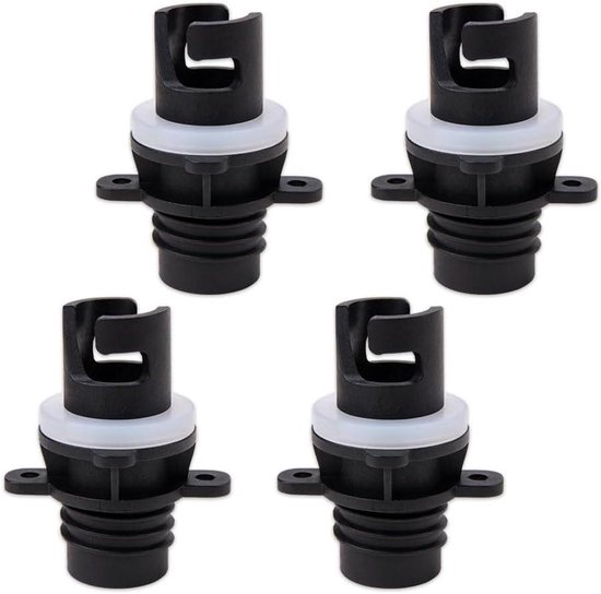Paddle Board Pomp Adapter - Sup Accessoires - Moeiteloos Oppompen - Universele Compatibiliteit - 4 Stuks - Zwart van Merkloos