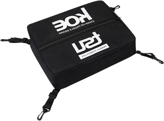 Paddleboard Koeler - Geïsoleerde Tas - Outdoor Avontuur - Waterdichte Ritssluiting - 40x30x10cm - Zwart