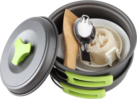 Pannenset MalloMe - kookset voor camping en outdoor gebruik Washing Machine van MalloMe