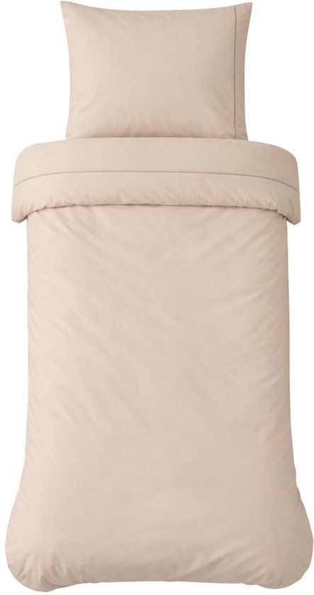 Papillon Monte Carlo Dekbedovertrek Zand - 140x200/220 cm - Zeer Hoogwaardige Kwaliteit - Super Zacht van Merkloos
