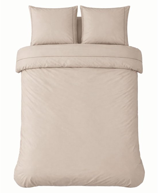 Papillon Monte Carlo Dekbedovertrek Zand - 200x200/220 cm - Zeer Hoogwaardige Kwaliteit - Super Zacht van Merkloos