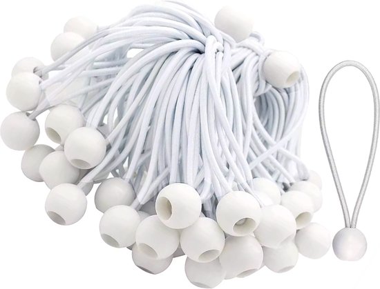 Partytent elastiek wit - Set van 25 stuks van Bo-Camp