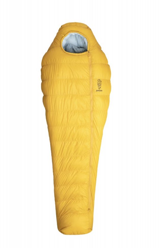 Patizon mummyslaapzak G 400 L Golden Yellow - Sky Grey 200 -24°C - Geel