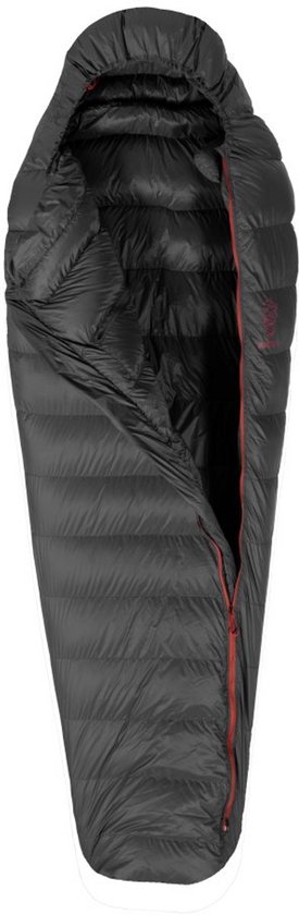 Patizon mummyslaapzak R 600 L Jet Black 200 -26°C - Zwart