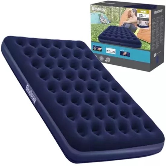 Pavillo Queen Luchtbed - 2-Persoons - Blauw - 203 x 152 x 22 cm van Pavillo