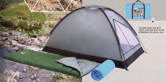 Pavillo Tent Met Accessoires 5 Delig - Blauw - 2 Persoons van Pavillo